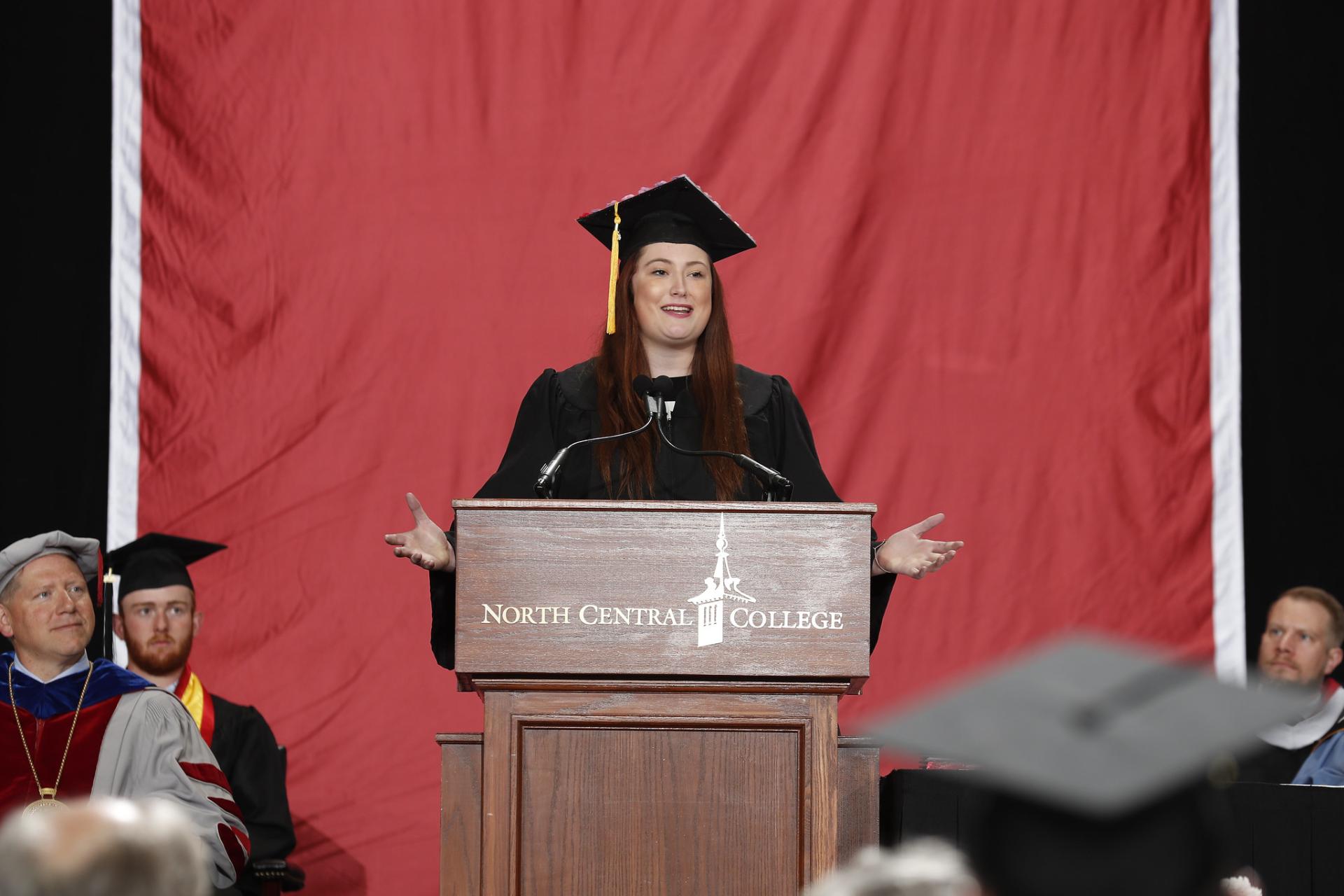 North Central College Commencement speaker Norah Flaherty.