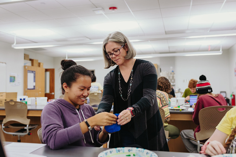 student and faculty member