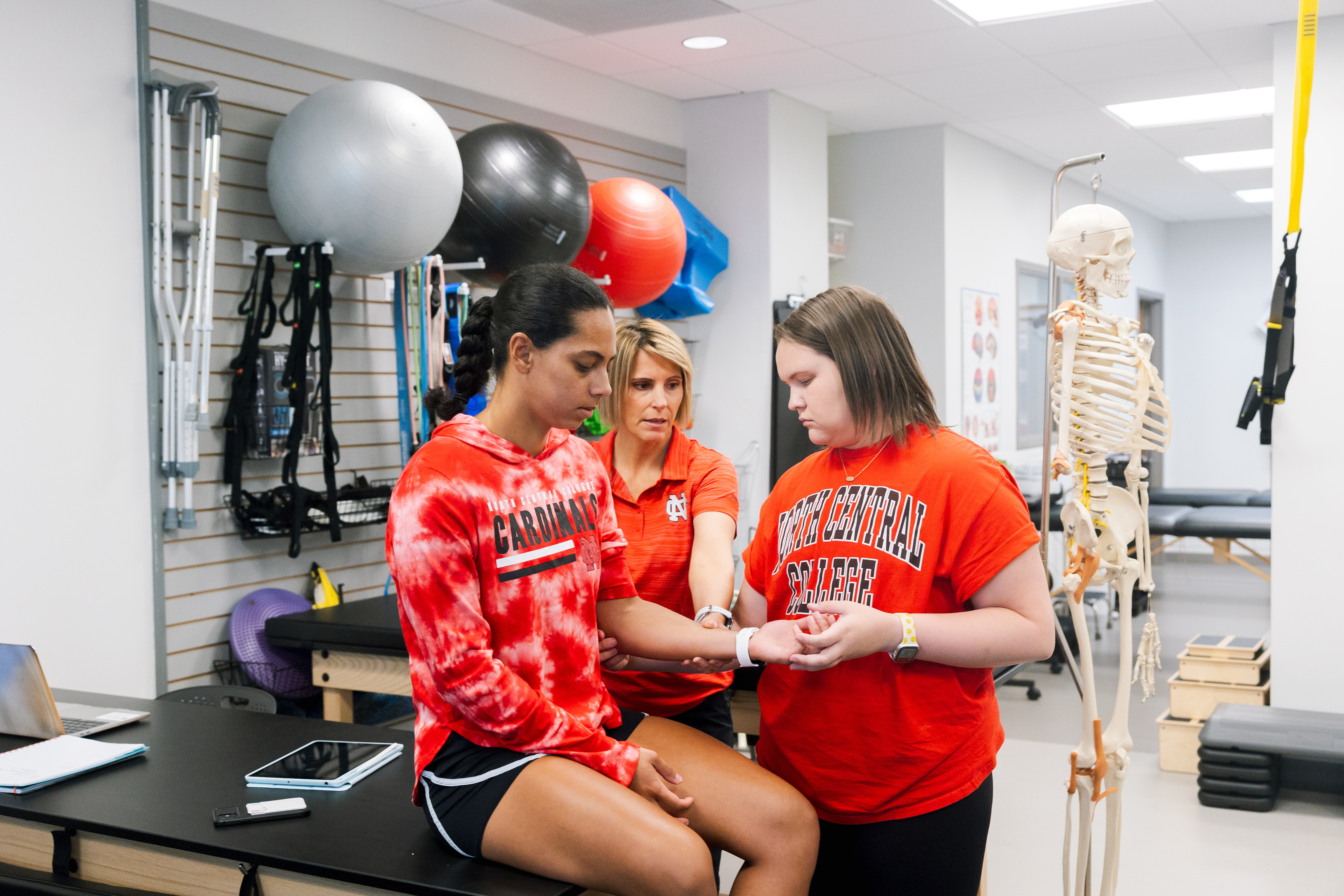 Athletic training classroom