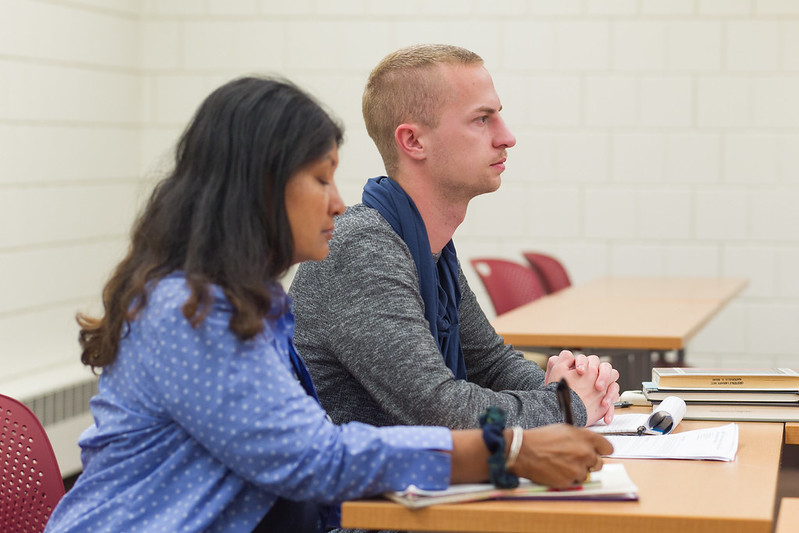 Students in class