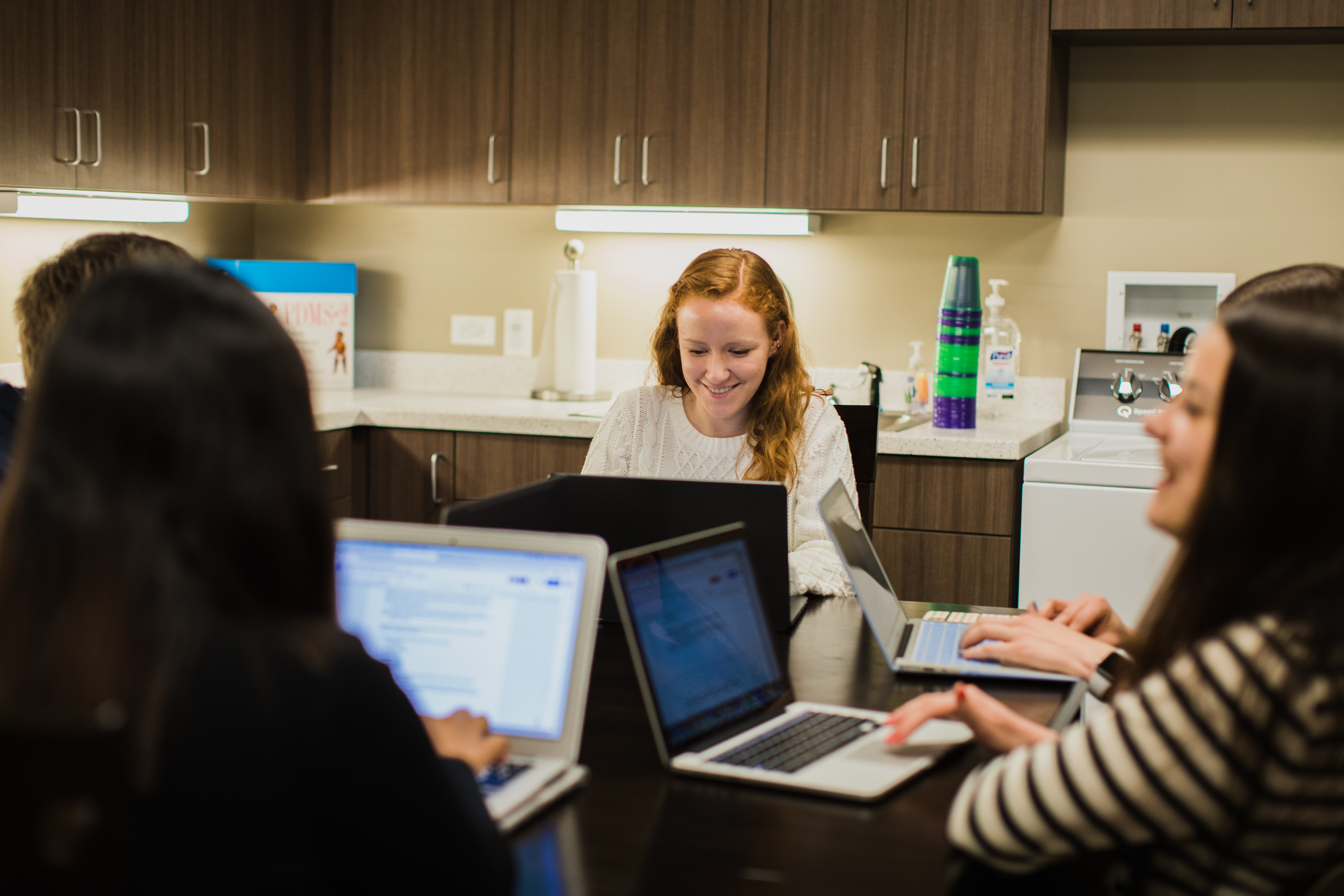 occupational therapy students during class