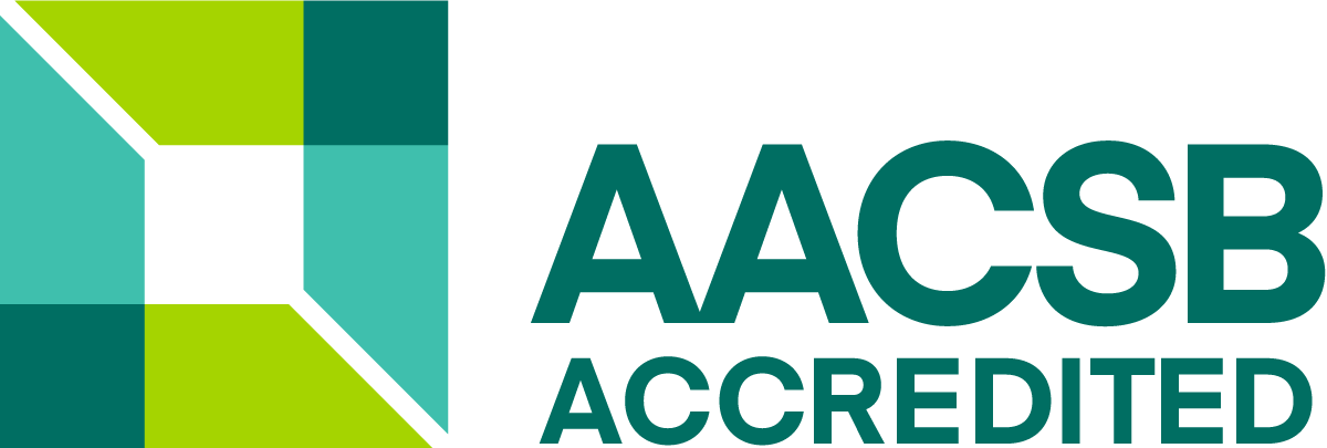 Logo displaying AACSB Accreditation