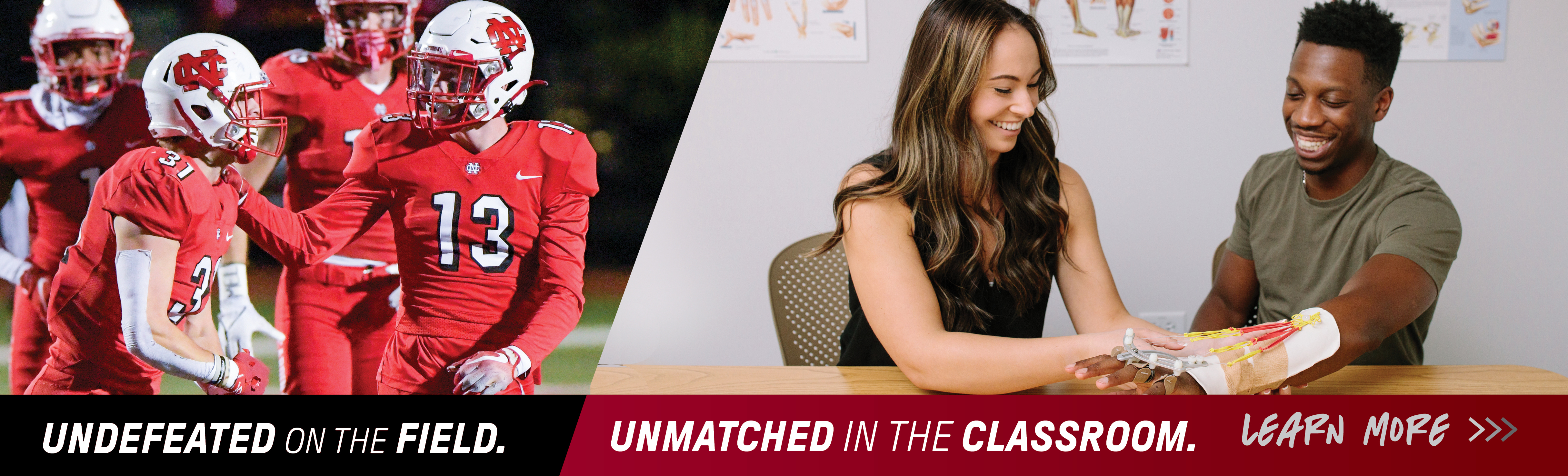 Undefeated on the field, unmatched in the classroom.