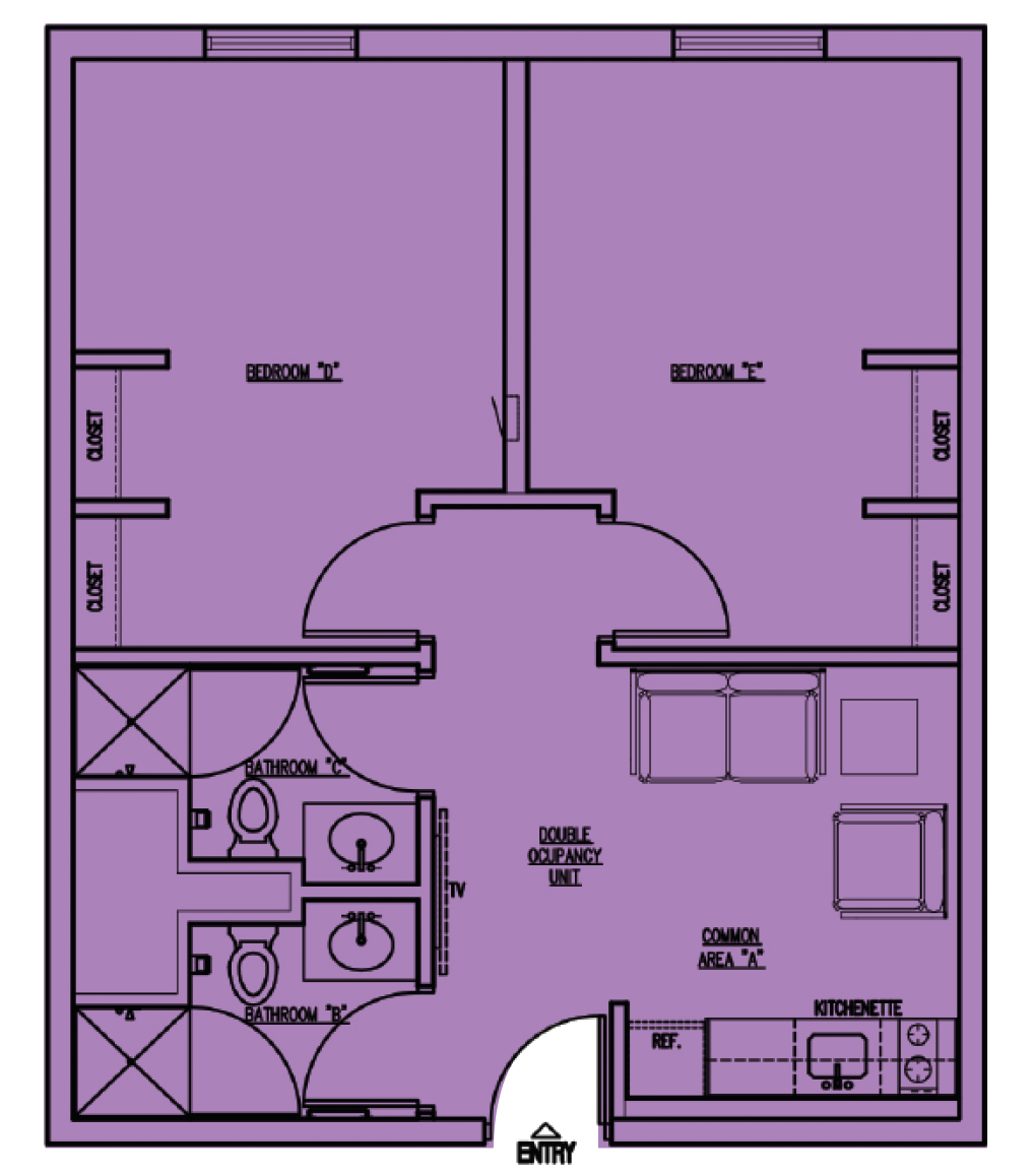 Double Occupancy floorplan