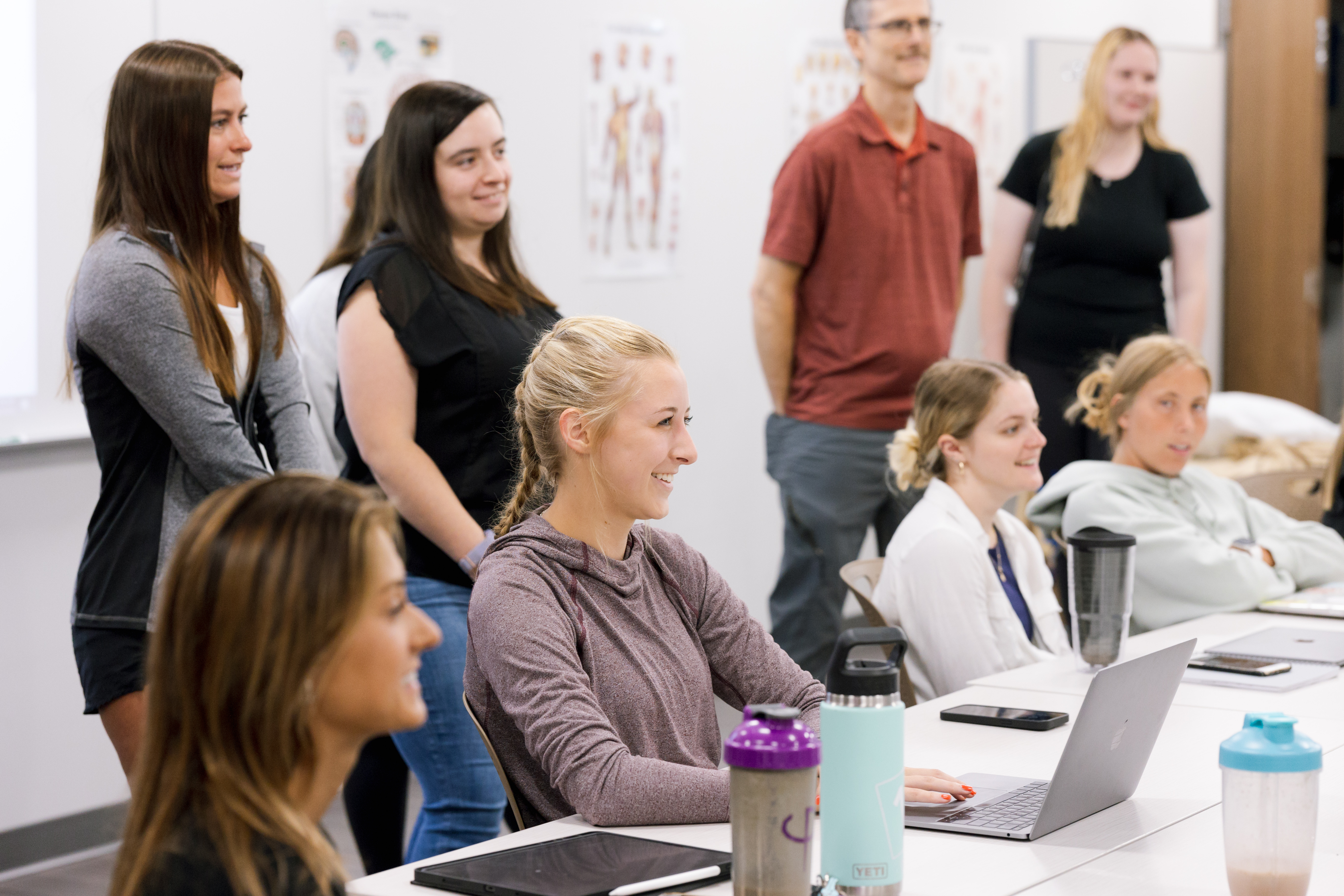 students in an OT class
