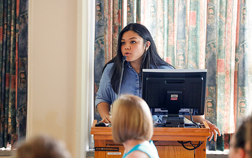 North Central Teach First student Sheryll Hernandez.