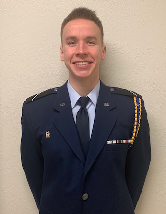 North Central College student and Air Force ROTC cadet Andrew Bird.