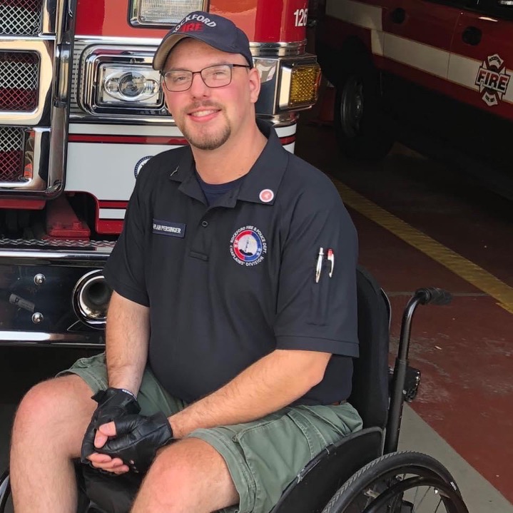 North Central College alumnus and fire chaplain Daniel Persinger.