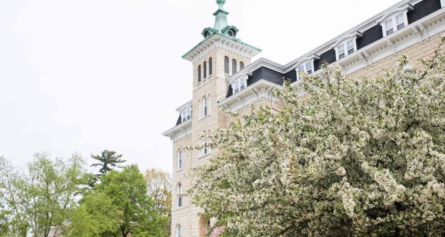 Old Main in the Spring