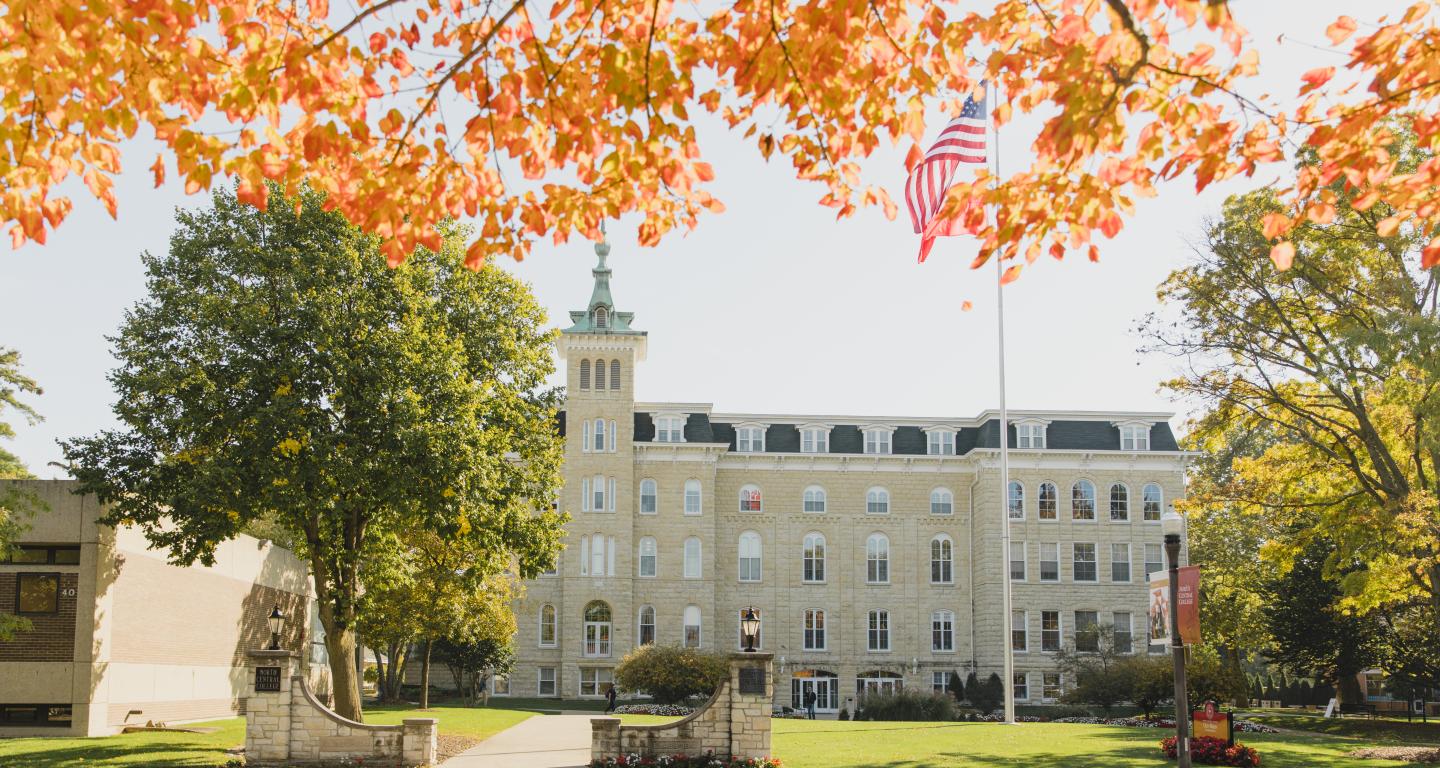 Old Main in the Fall