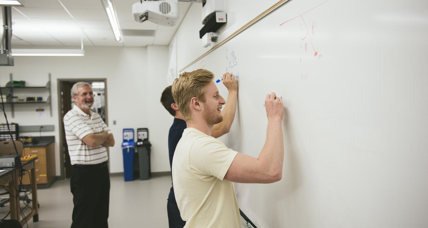 students in lab