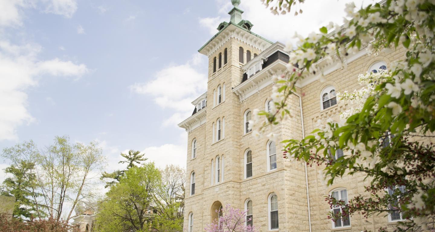 Old Main Building on North Central College Campus