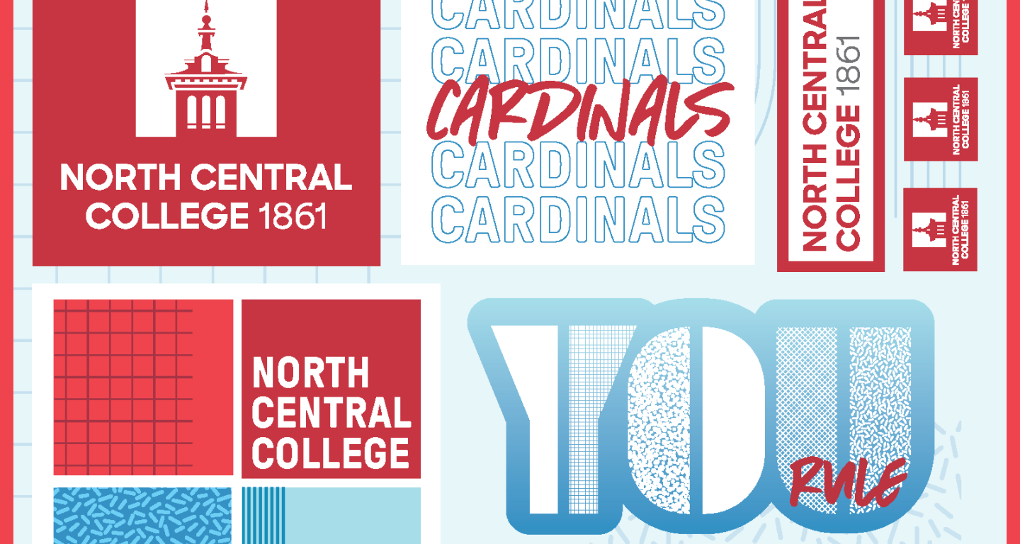 The 2019 North Central College brand images.