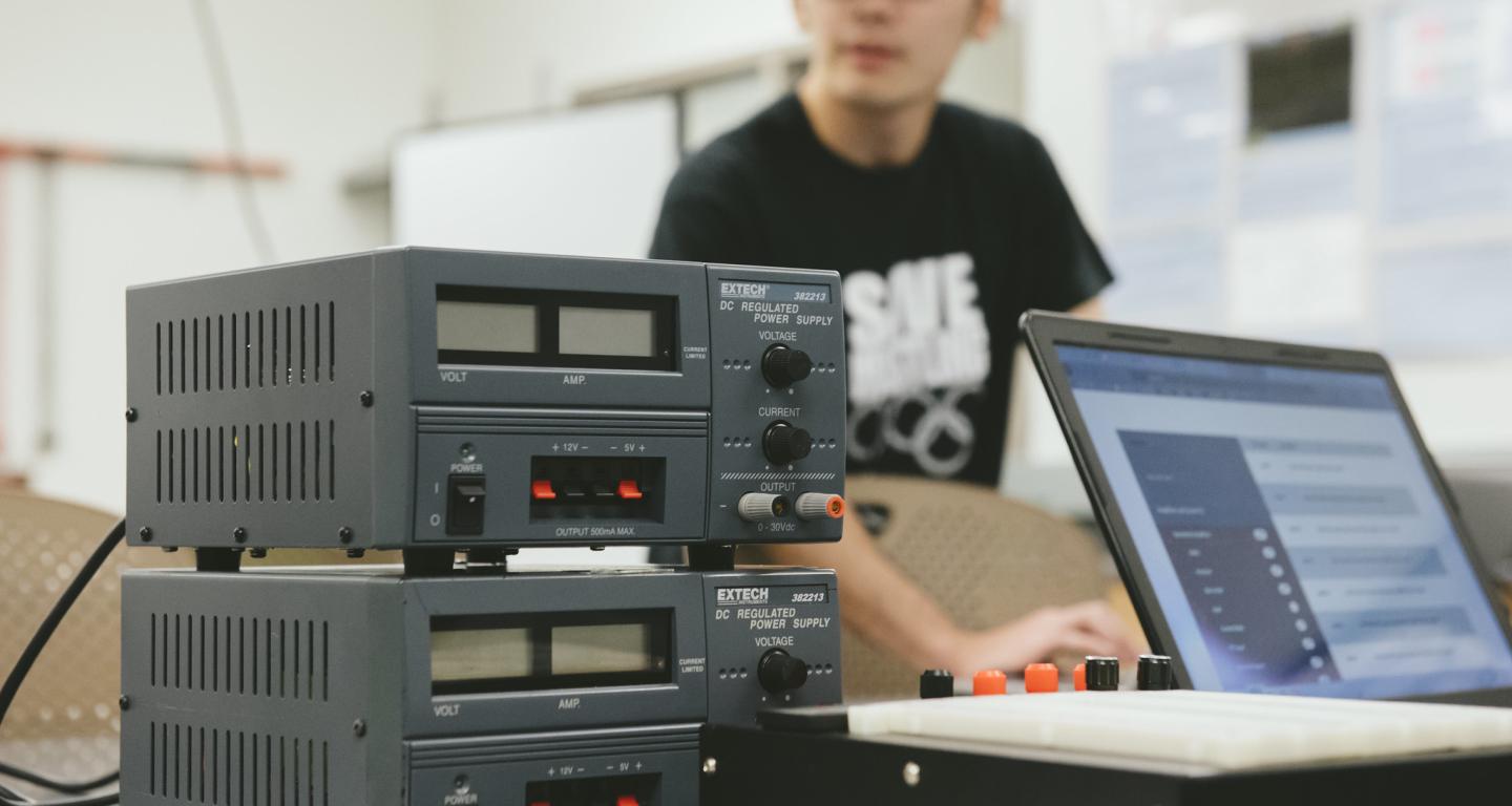 Tools used in study of computer and electrical engineering at North Central College.