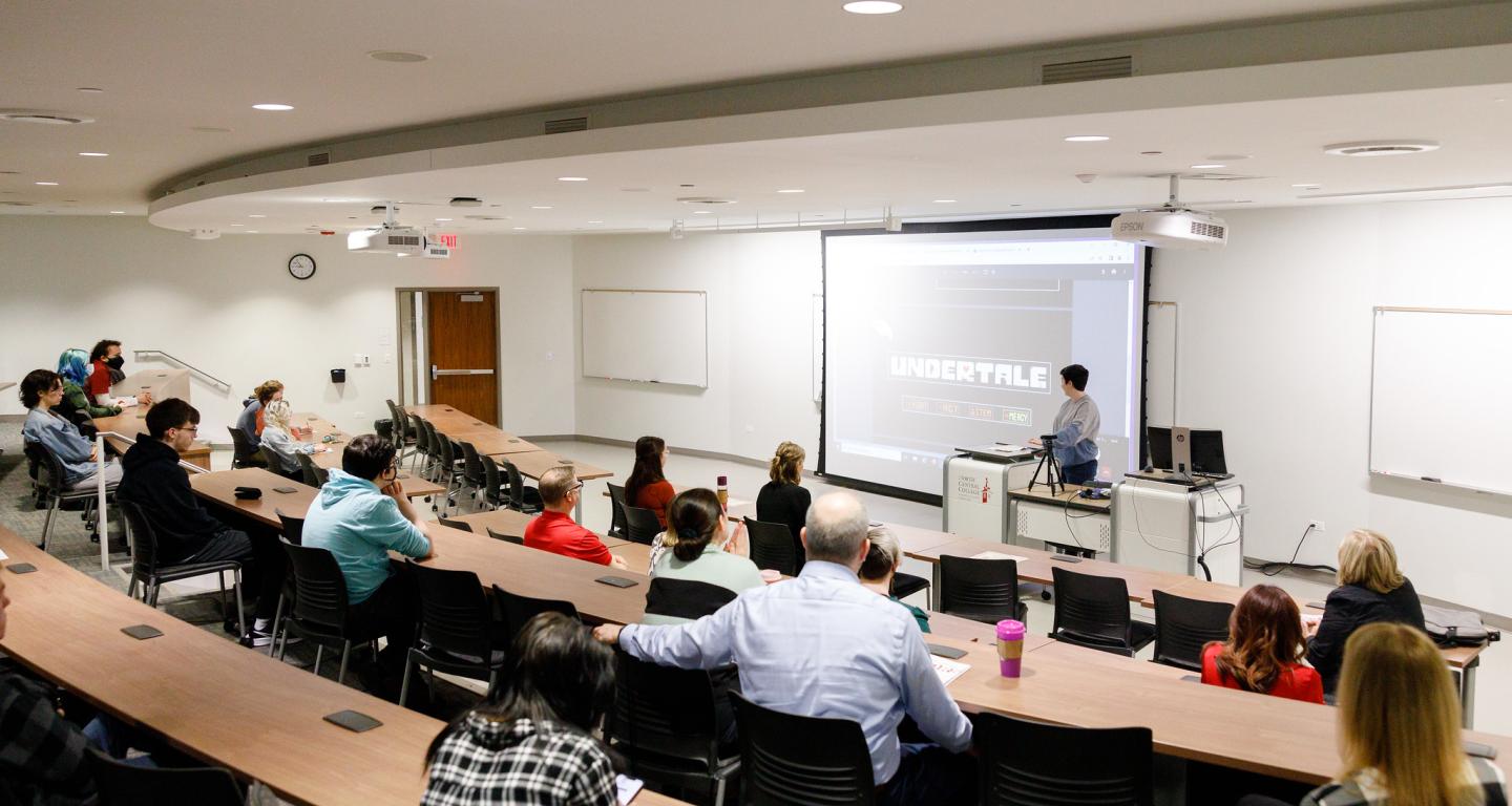 A classical studies class at North Central College.