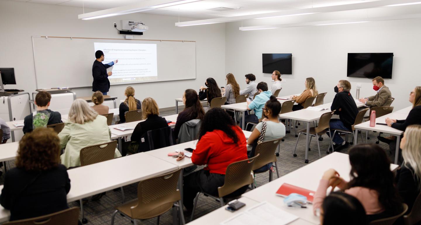 A classical studies class at North Central College.