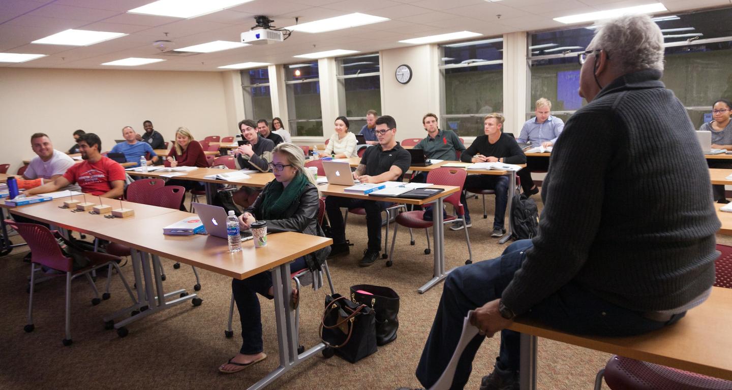 Marketing students at North Central College.