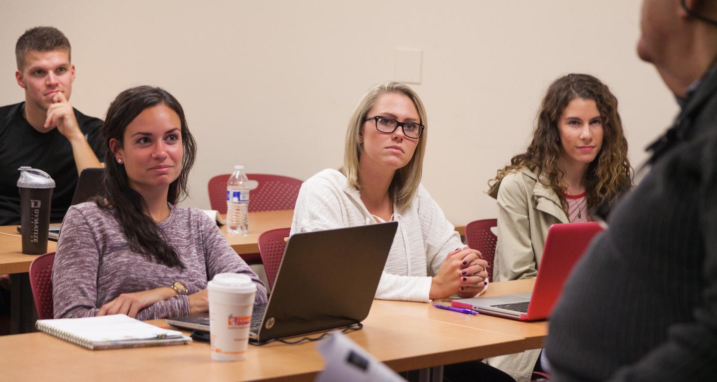 Marketing students at North Central College.