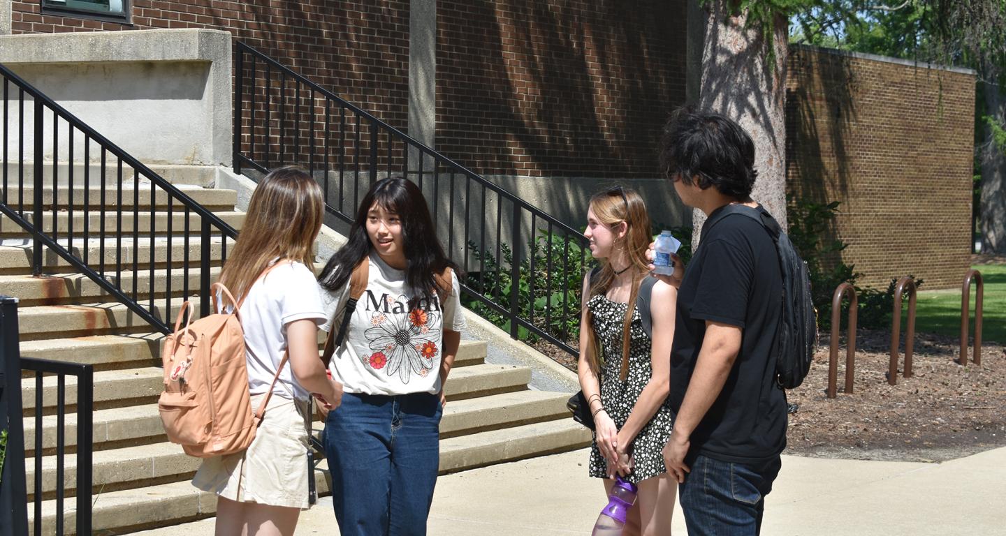 Marketing students at North Central College.