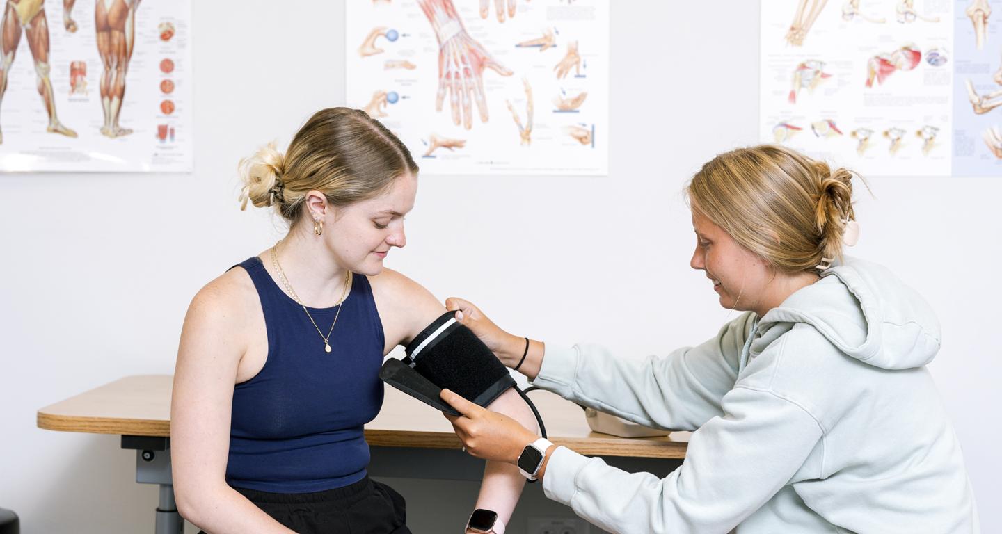 North Central College physician assistant studies students.