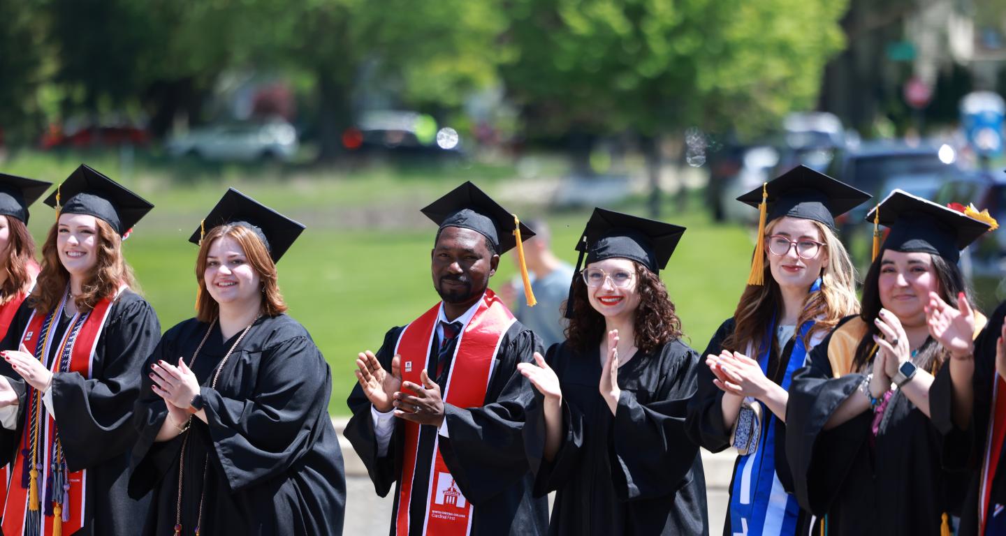 North Central College graduates.
