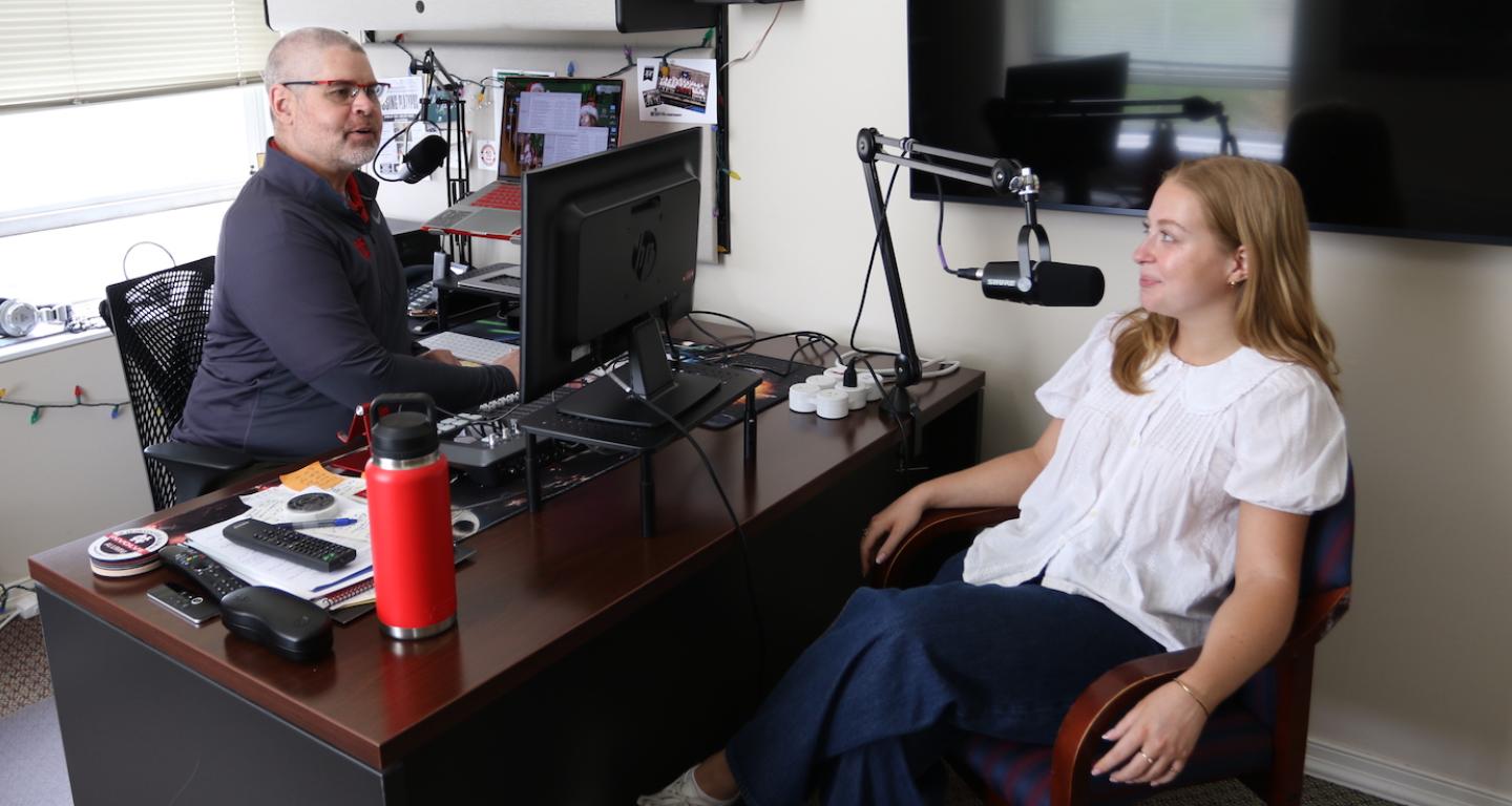 1861 podcast recording in session