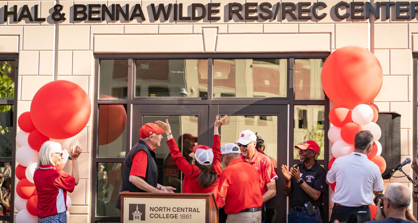 Unveiling at Wilde ResRec Center Dedication