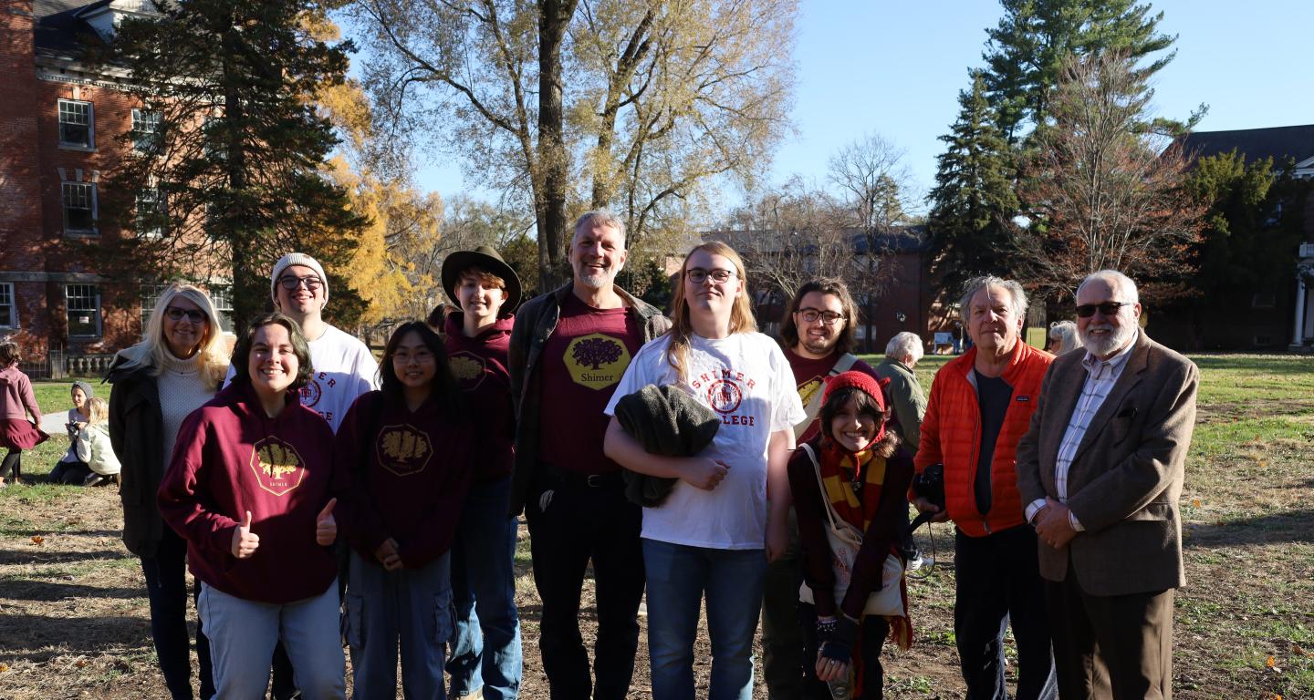 Shimer Great Books School visits Shimer Square