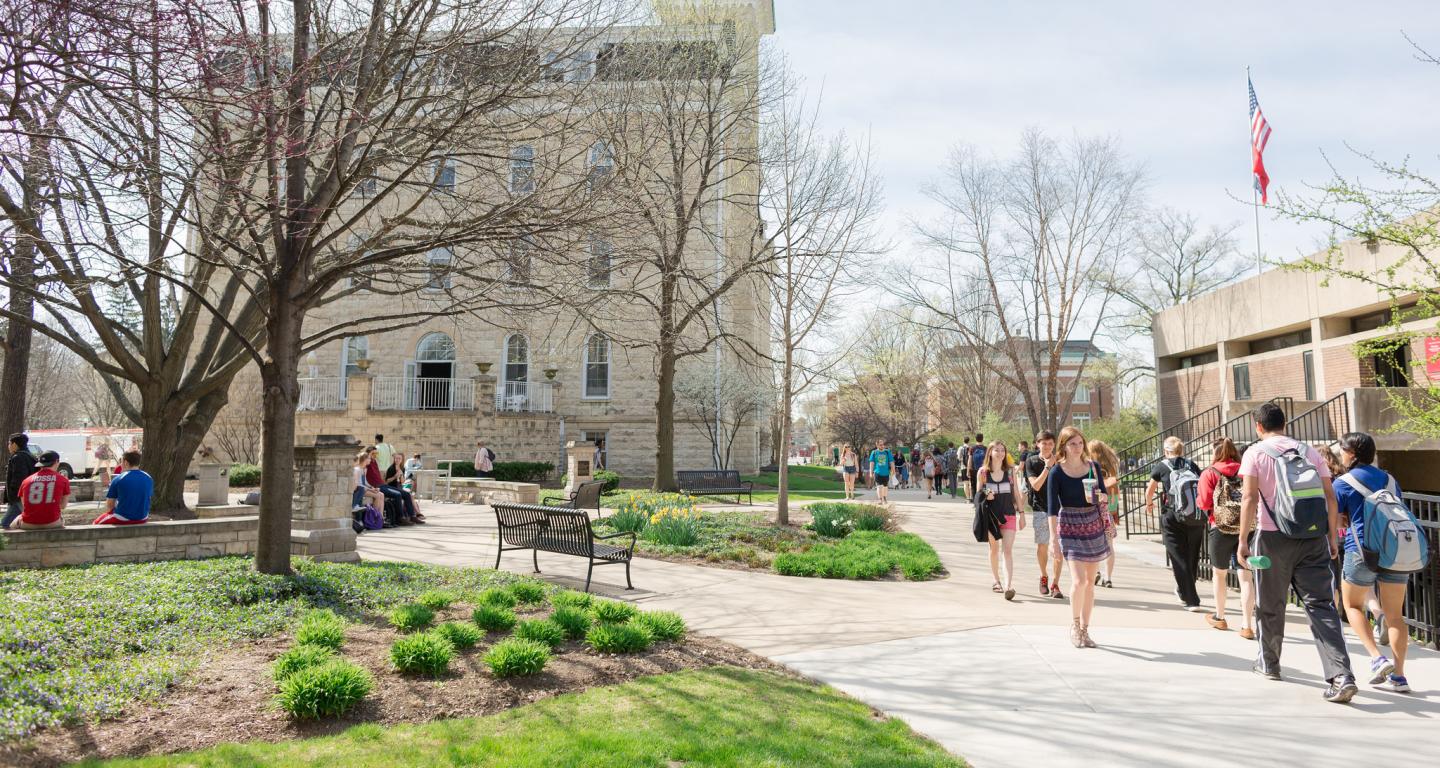 The Old Main building at North Central College.