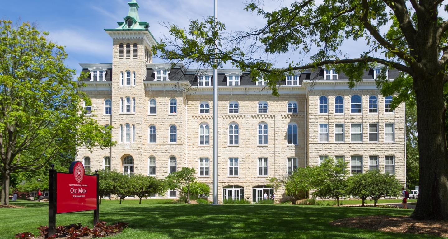 Old Main in the summer