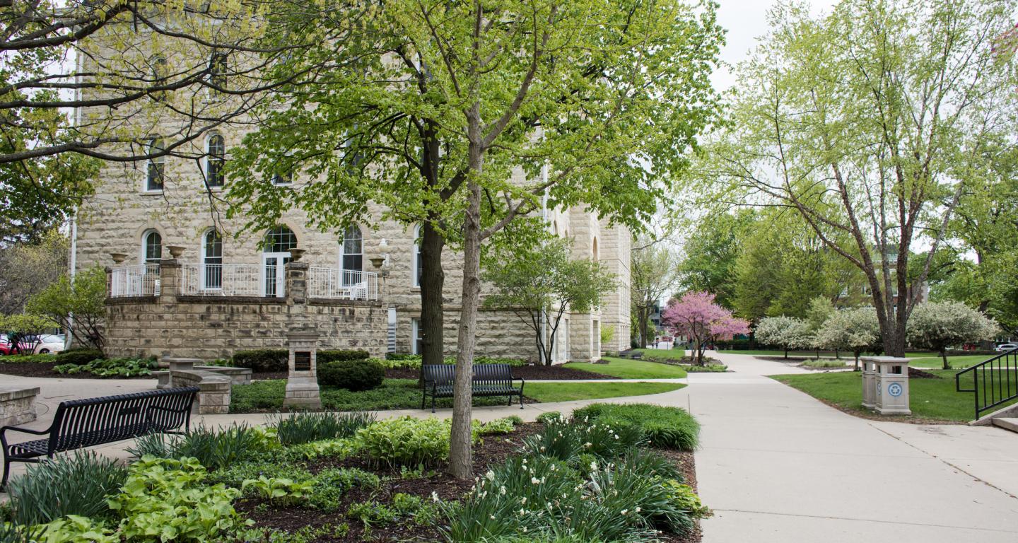 old main facing south