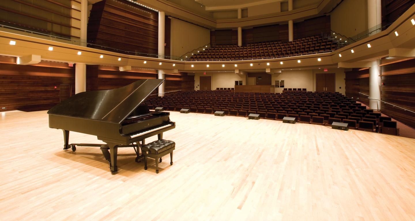 wentz concert hall stage