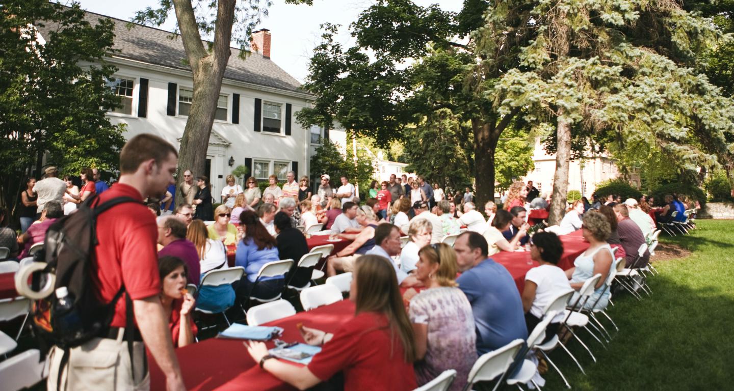 parents at cornerstone picnic