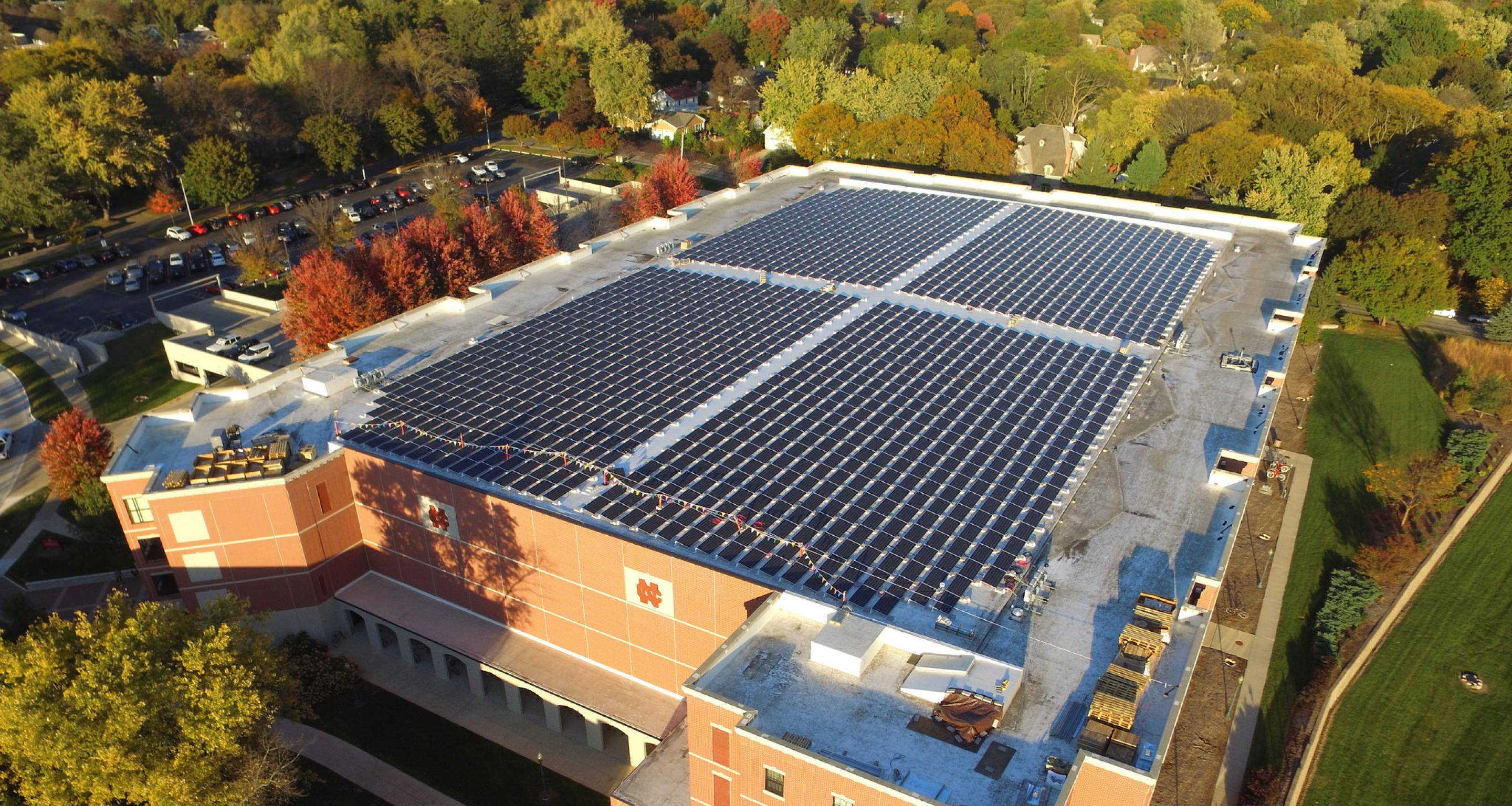 Solar panels and energy storage system make debut on largest building ...