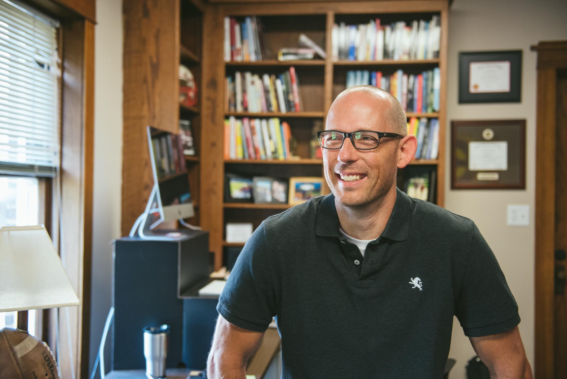 Jeremy Gudauskas '99/M '11, assistant vice president and co-director of the Center for Social Impact
