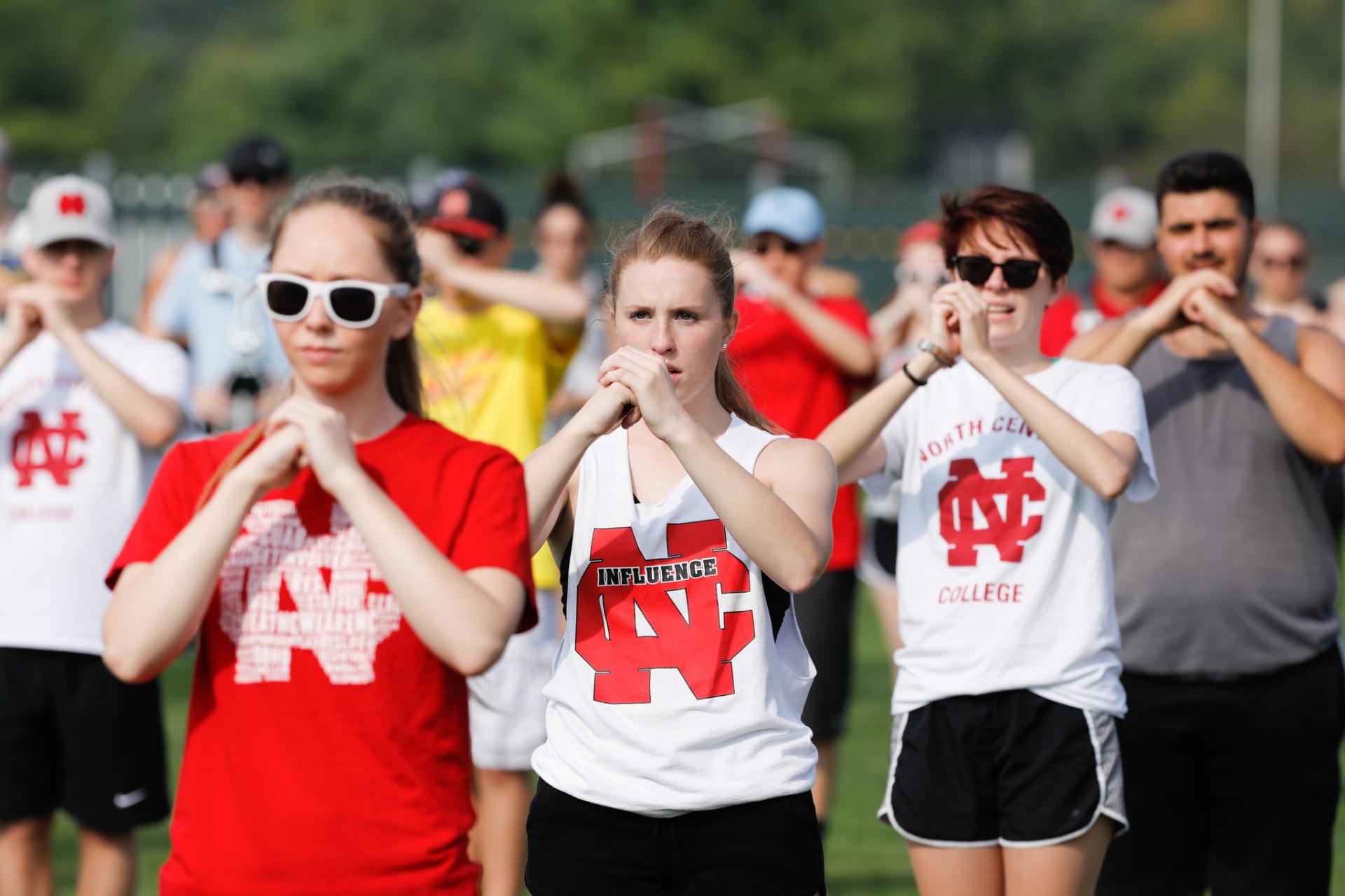 North Central College's marching band has countless practices to deliver the best performance