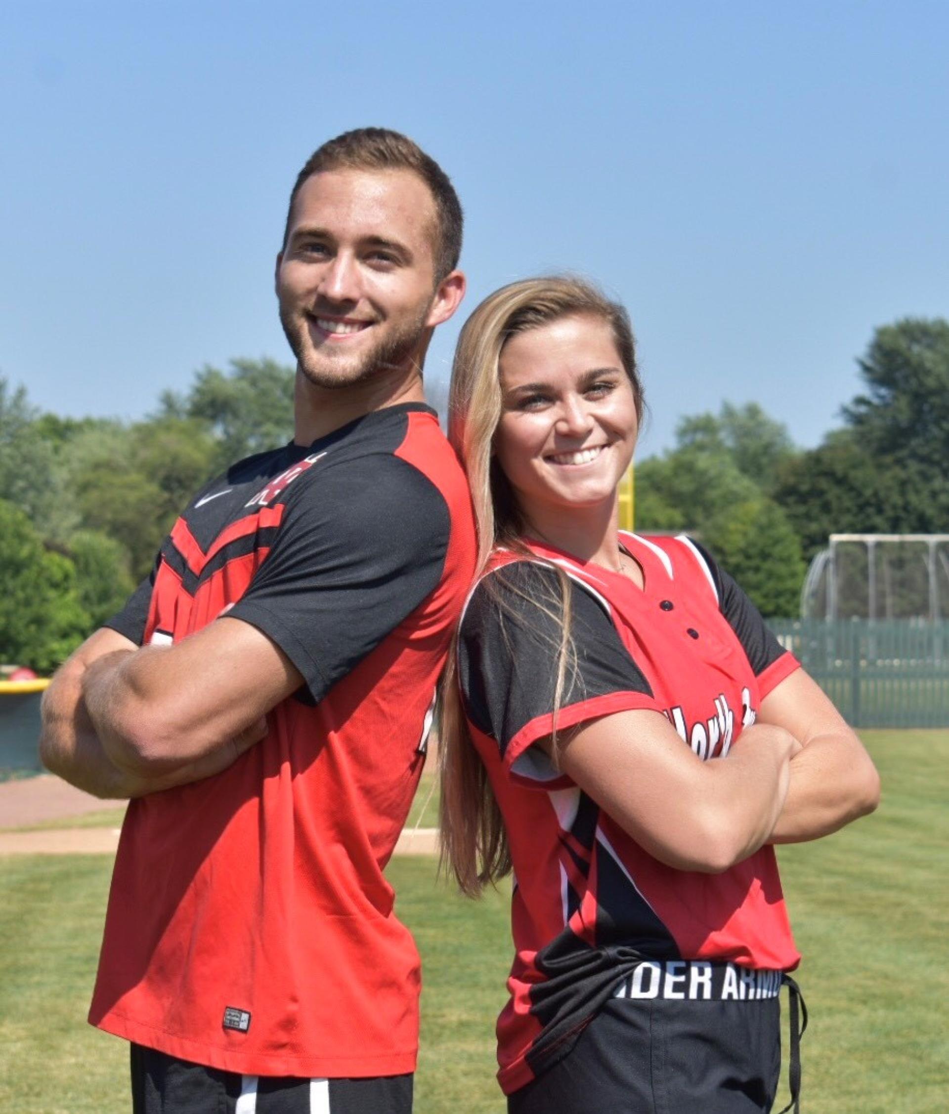 Jared Collier and Taylor Clugston play men's soccer and softball respectively at North Central College. They auditioned for "The Amazing Race."