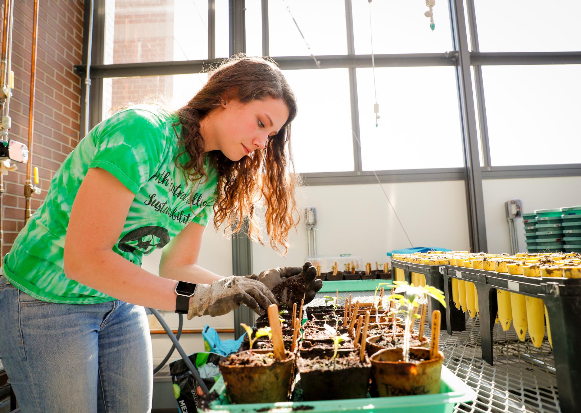 Environmental studies major Anna Halverson '20