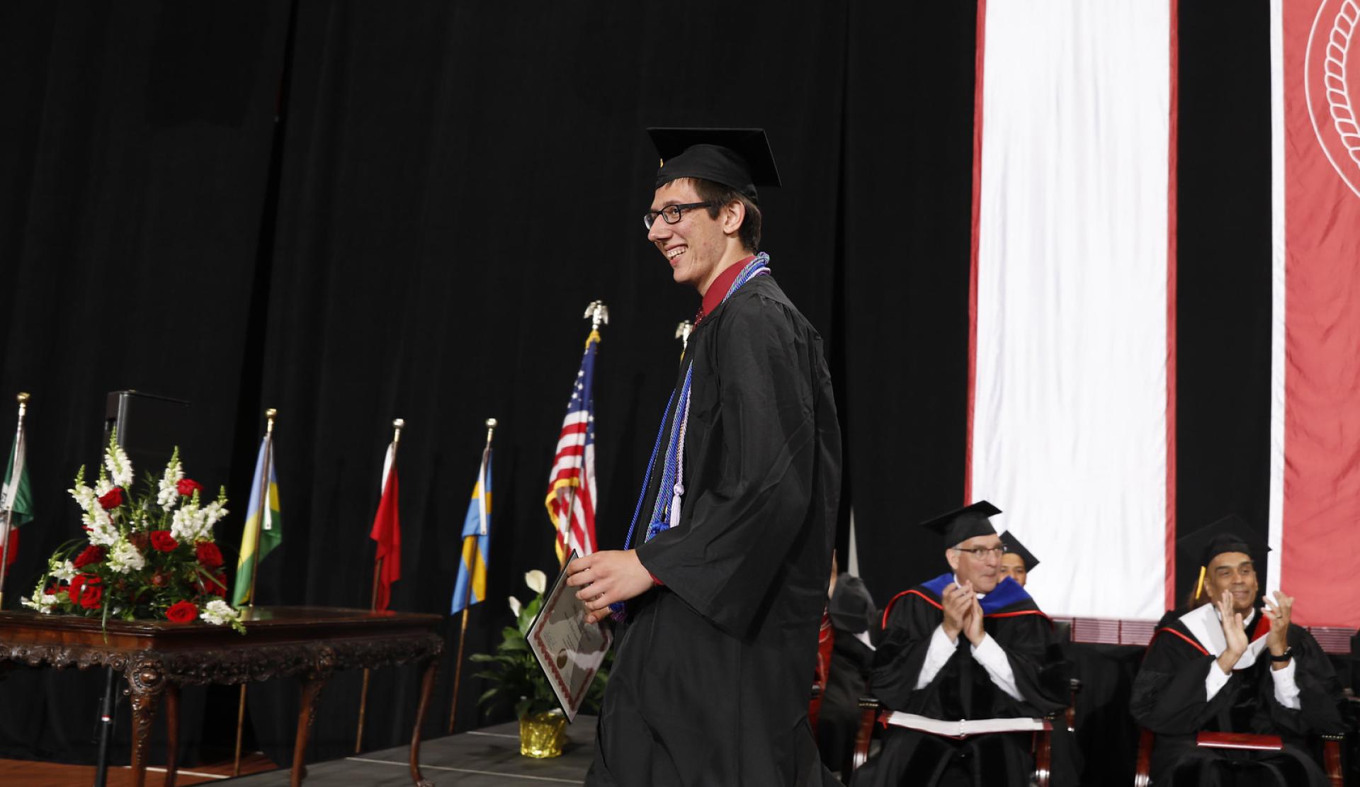 North Central College graduate Michael Brower.