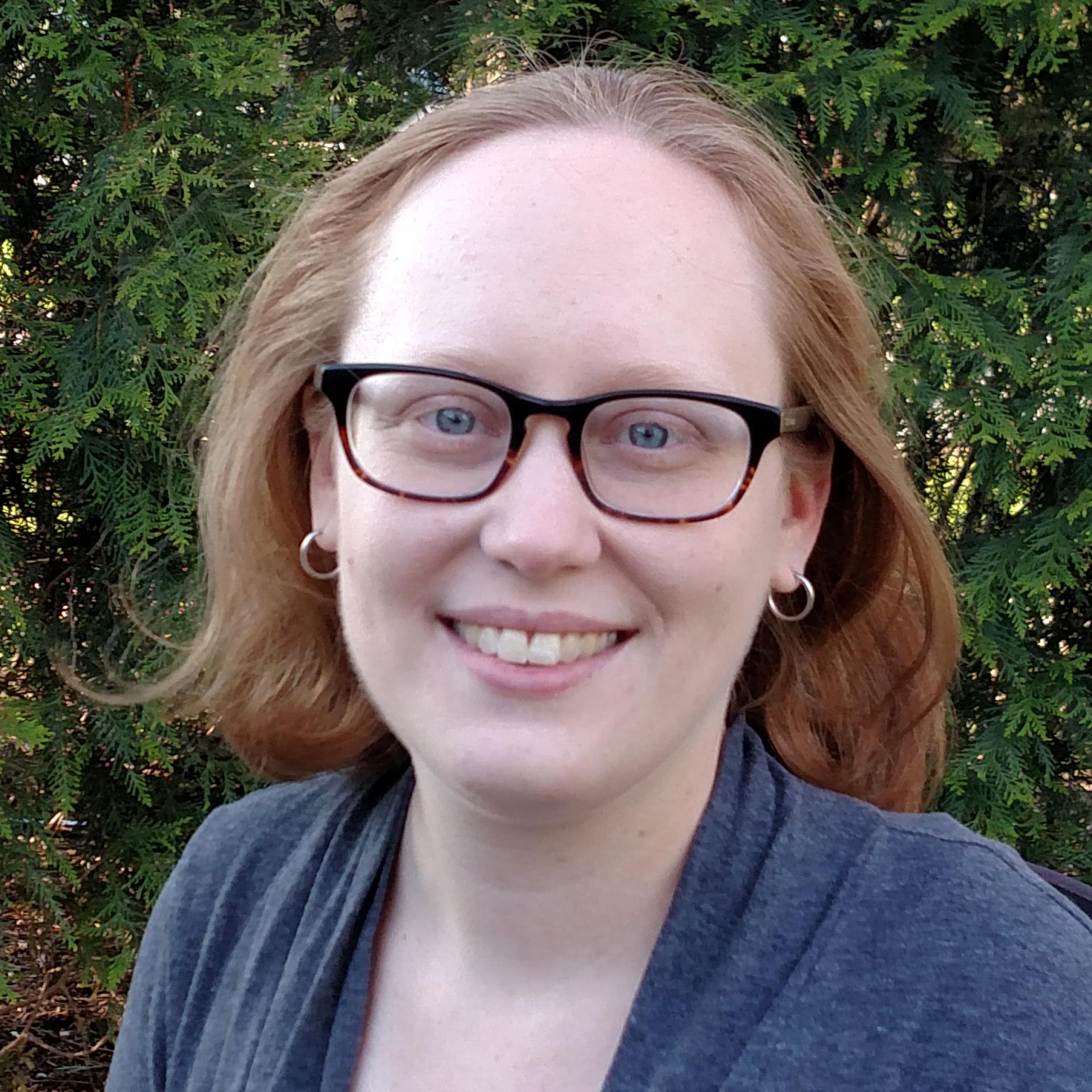 Librarian, illustrator and North Central College alumna Sarah Kurpiel.