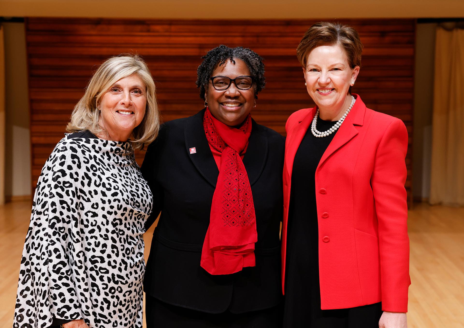 From left to right: Dr. Kathryn Birkett, Dr. Anita Thomas and Dr. Holly Humphrey.