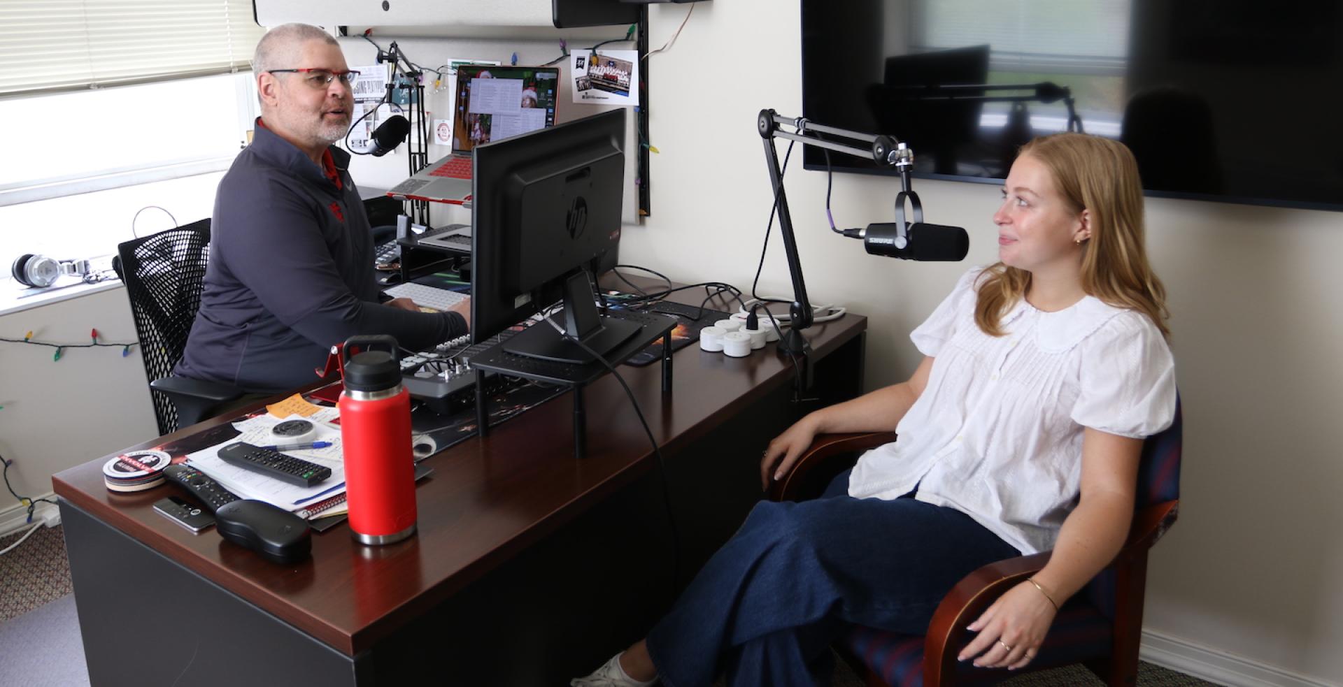 1861 podcast recording in session