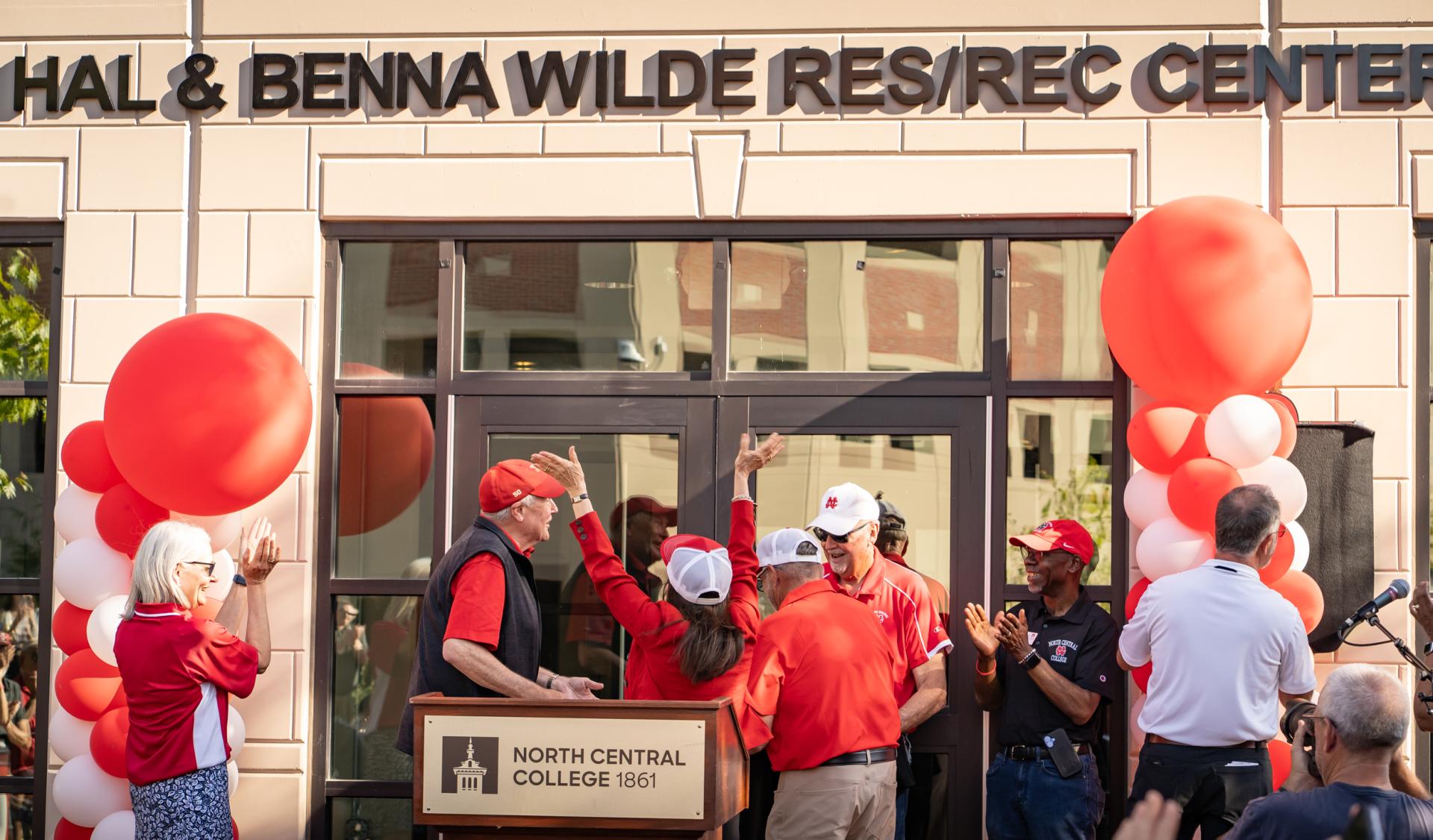 Unveiling at Wilde ResRec Center Dedication