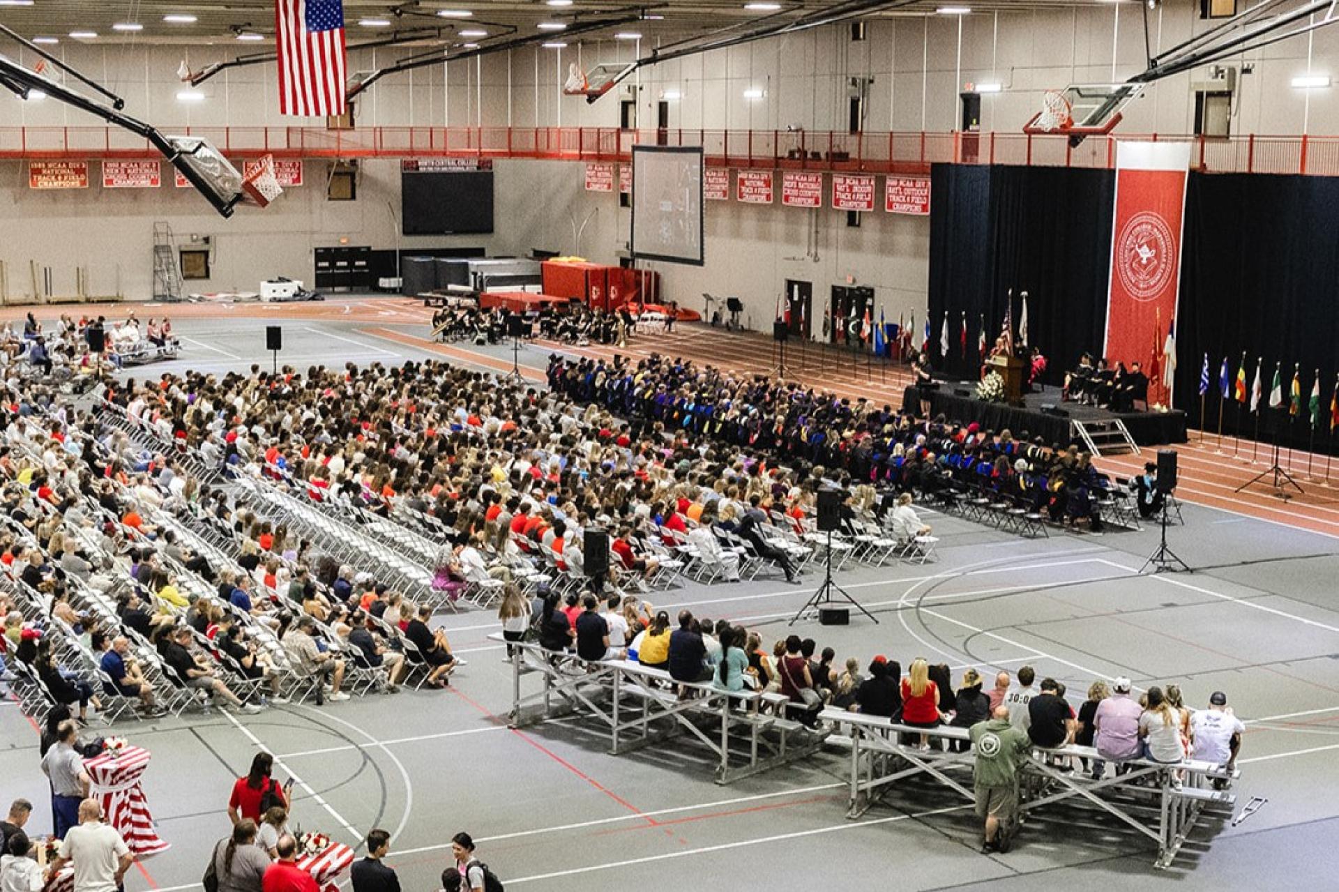 New students and their families gathered at Convocation