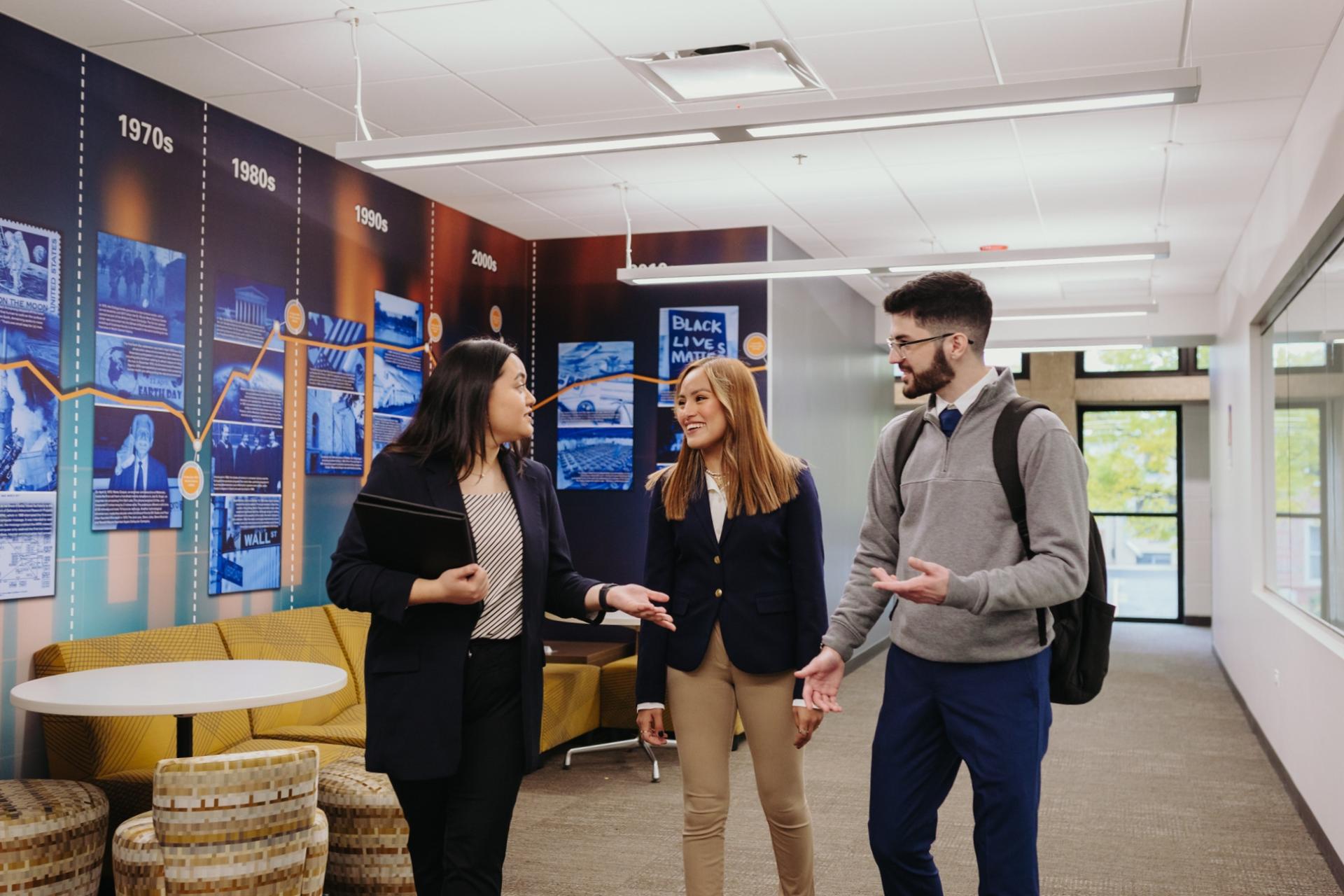 Students in the School of Business & Entrepreneurship.