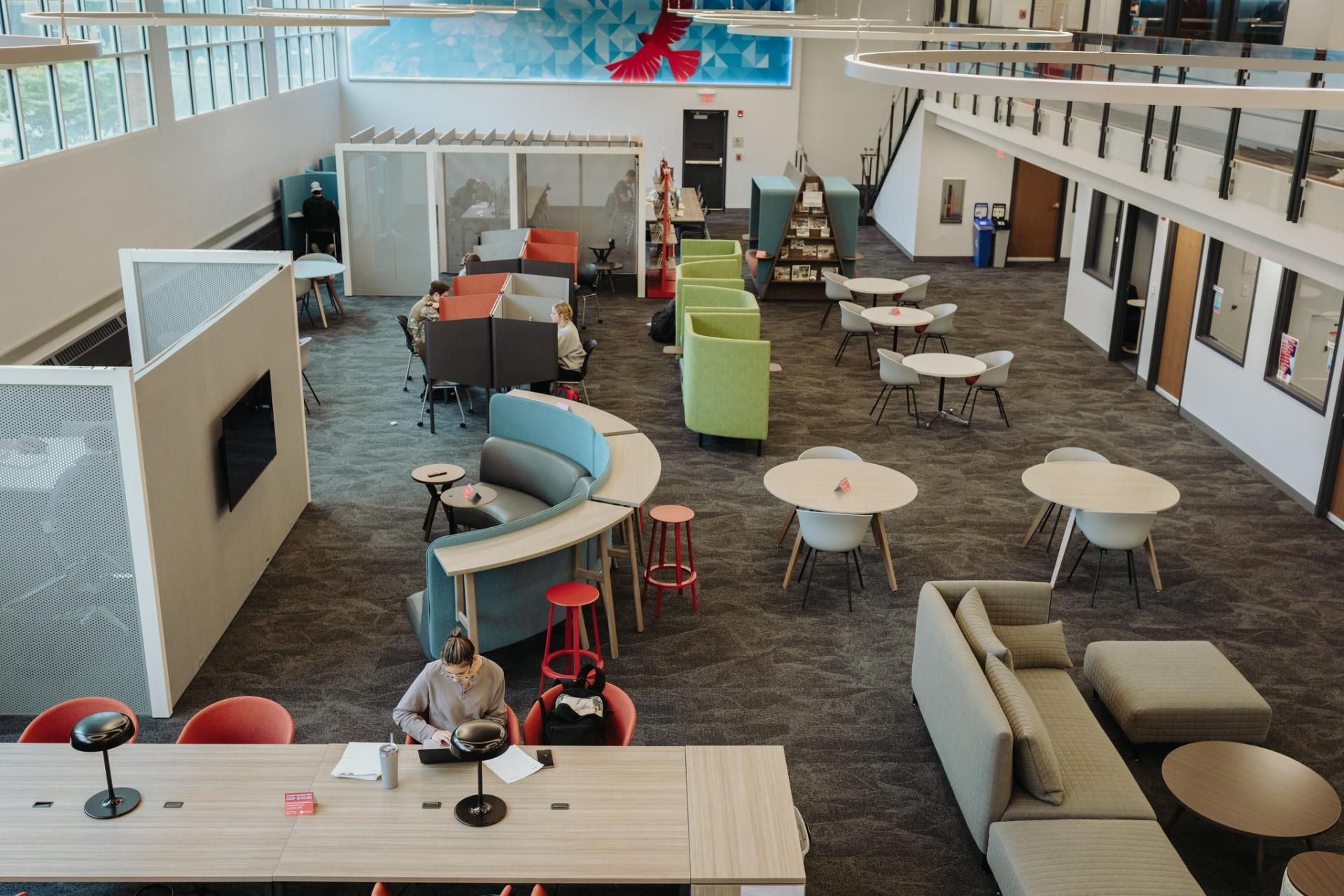 The Oesterle Library and Learning Commons.