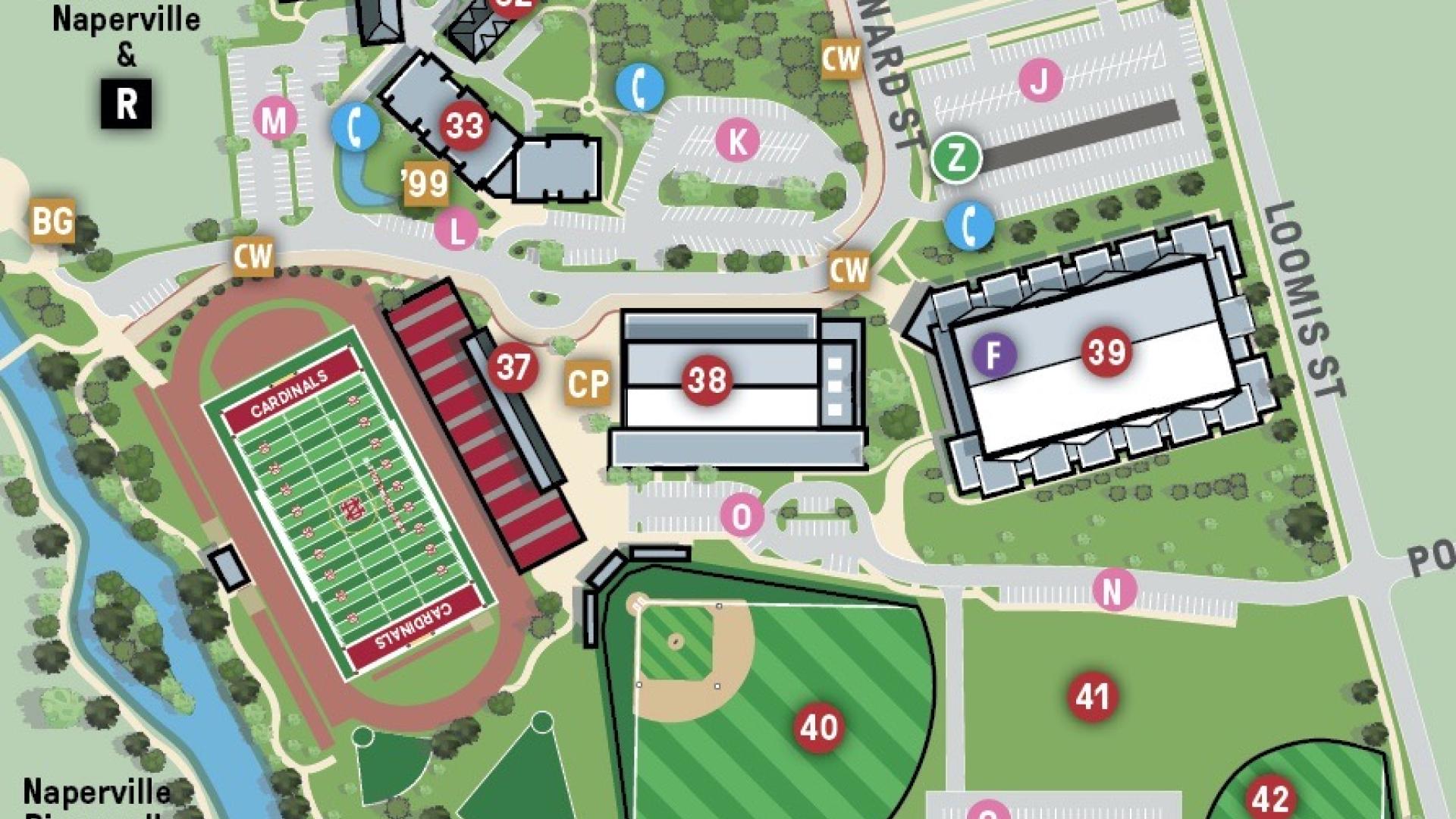 Campus Map North Central College