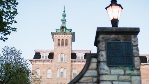 Old Main Building at sunset