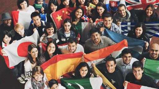 International Students in Wentz Concert Hall 