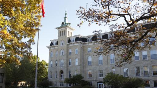 Old Main Building on North Central College Campus